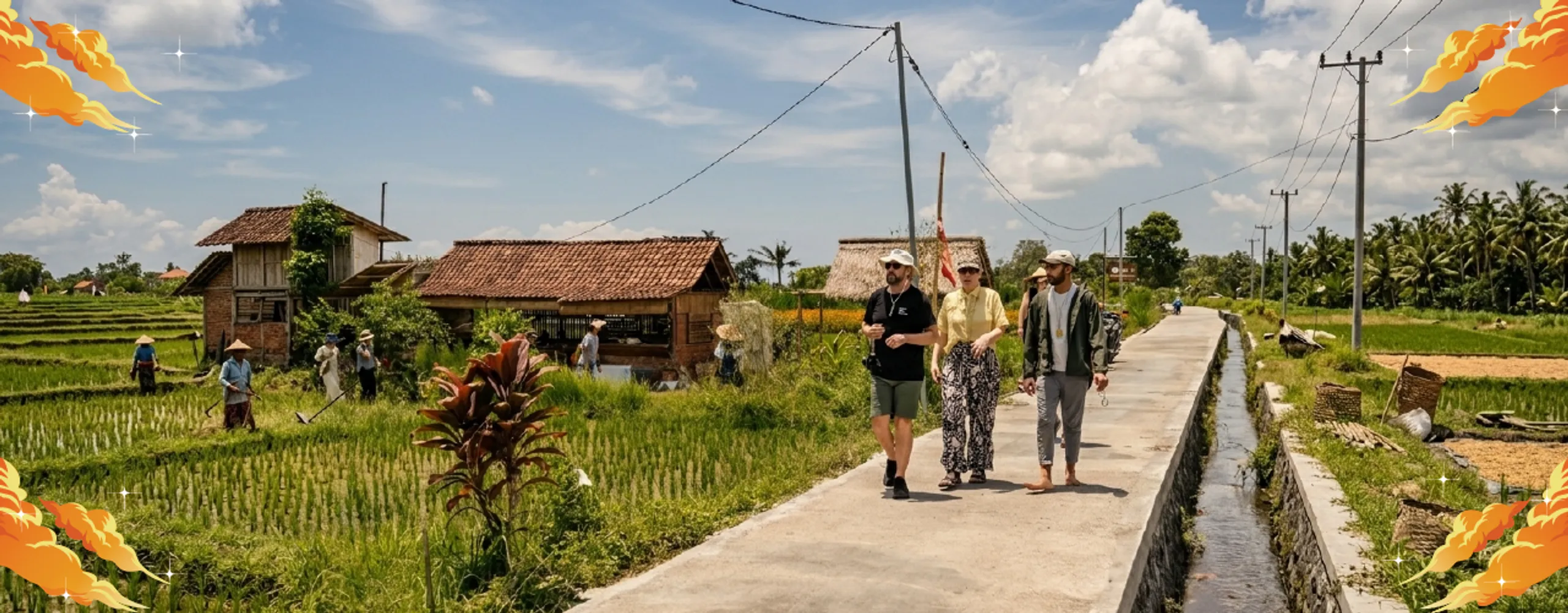 Rice Fields & Rituals: A Morning Walk in Ubud